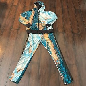 Two Piece Track Suit Size Small
